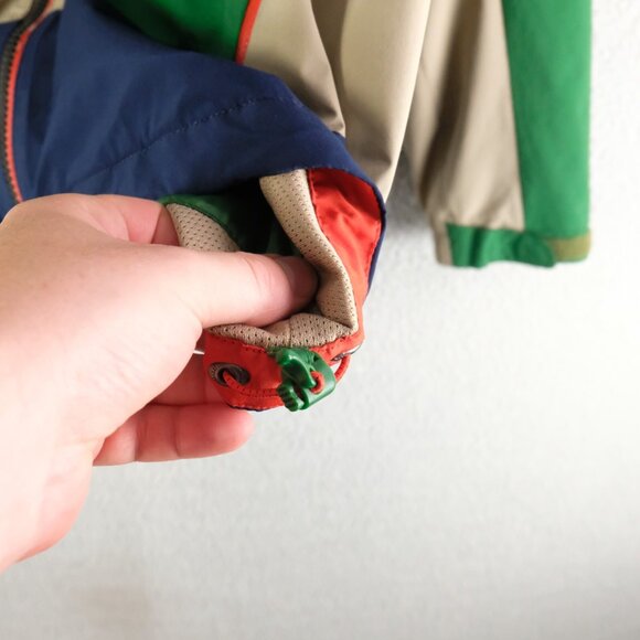 Millet Rain Jacket Mens Small Green Blue Expert Series Gore Tex Lightweight 95 - Picture 10 of 11